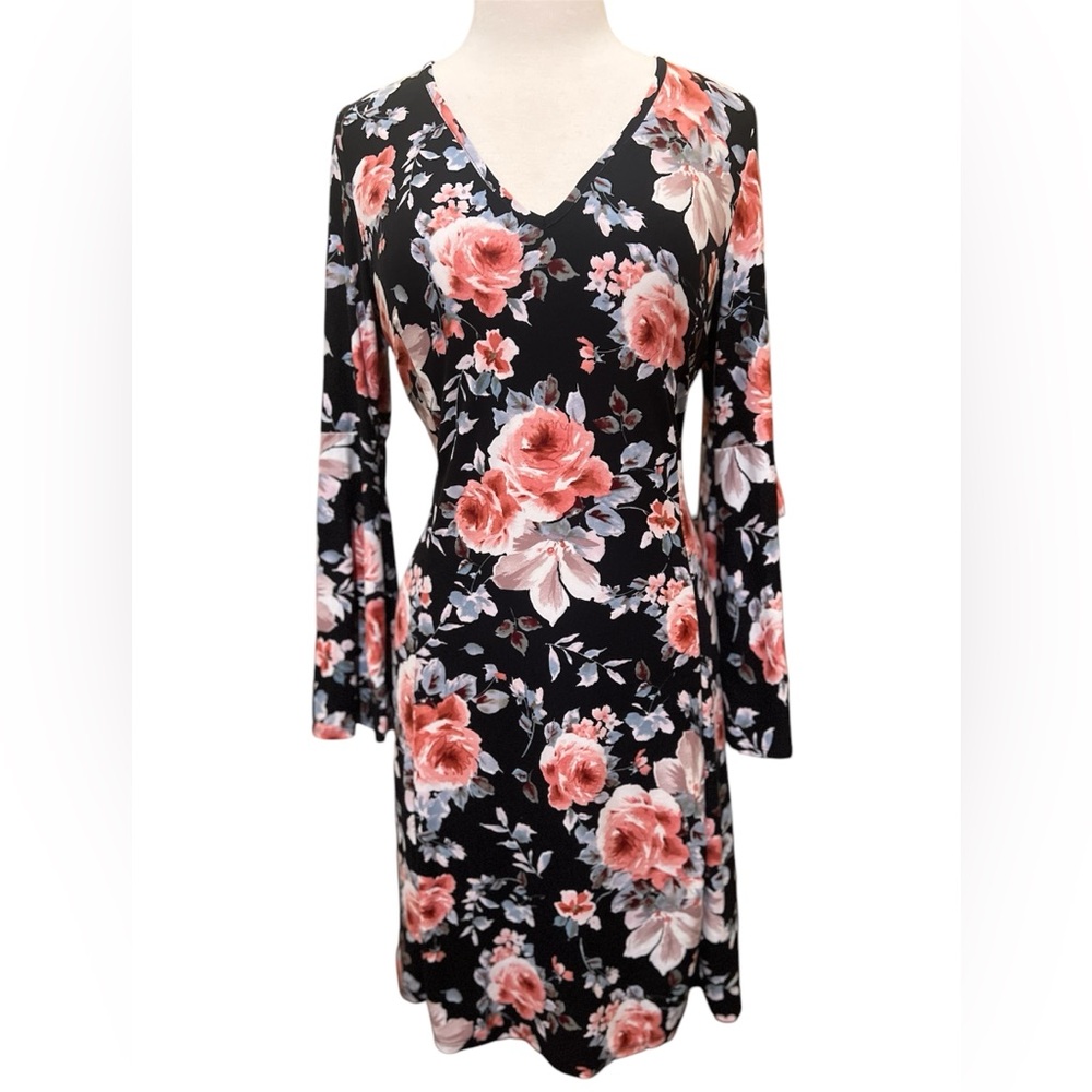 Bailey Blue Floral Dress in Size Large